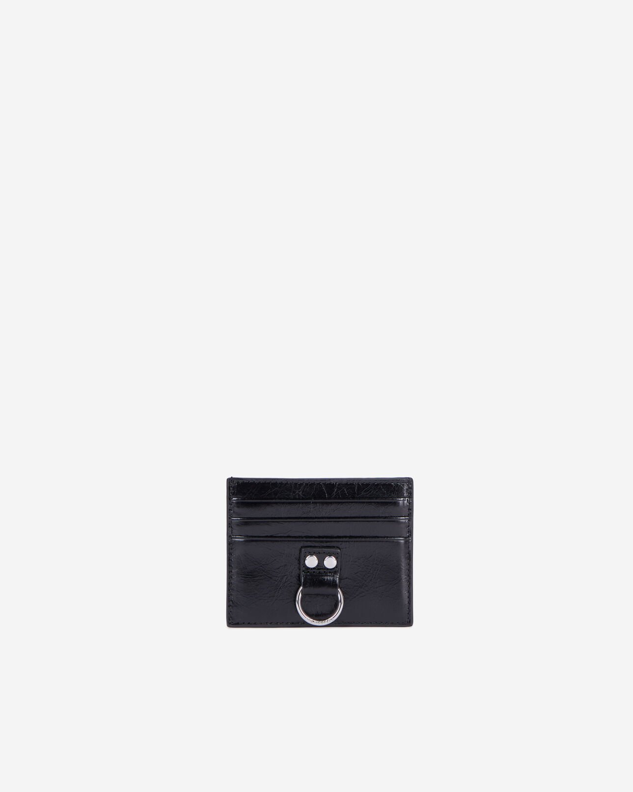 The Kooples F BLACK amelia black leather card case