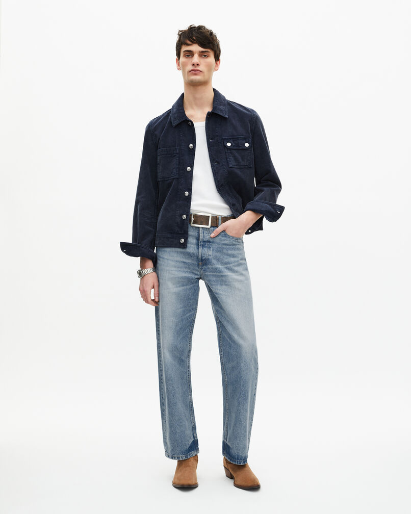 The Kooples HOMBRE DARK NAVY chaqueta algodón azul marino