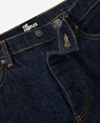 The Kooples HOMME BLUE ELECTRIC jean droit brut bleu