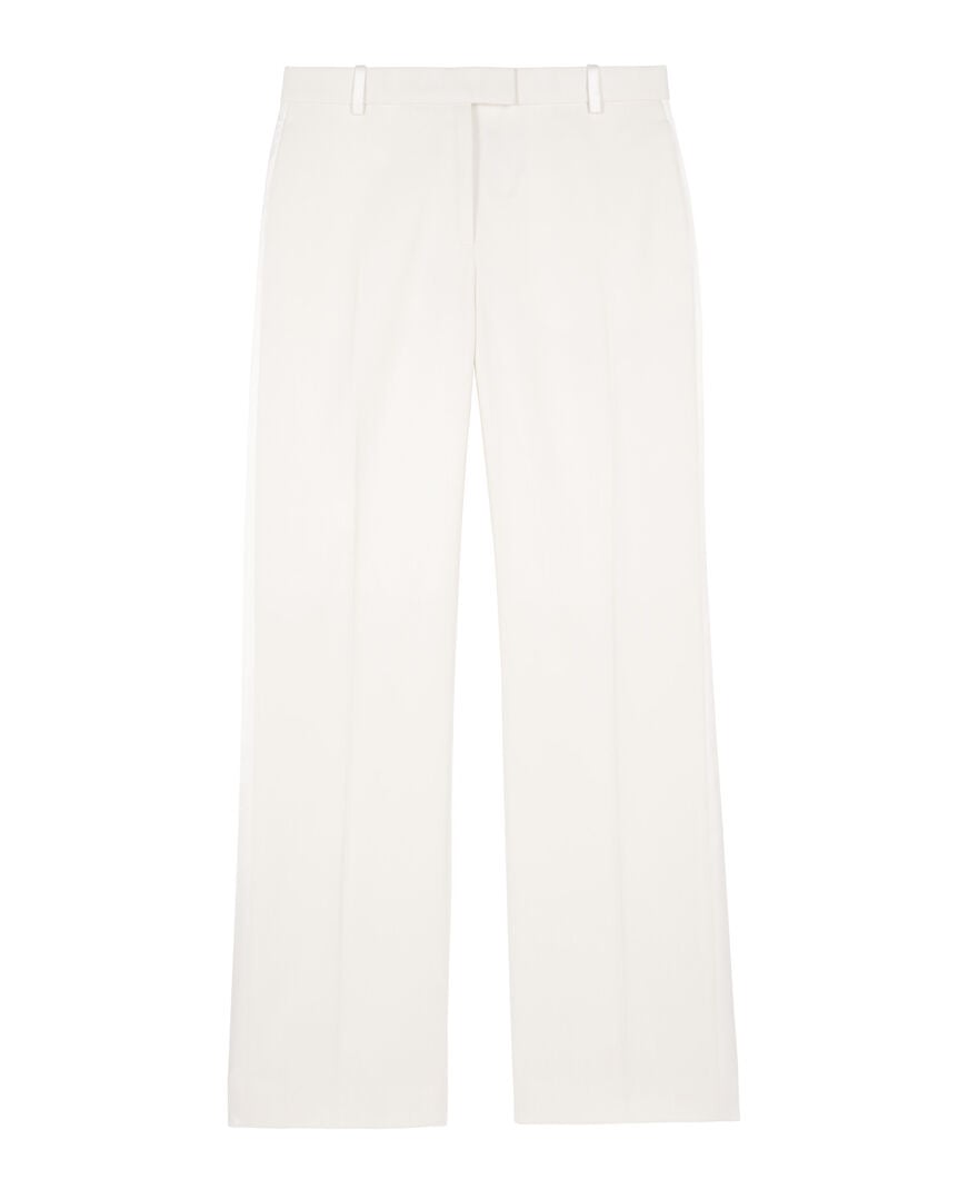 The Kooples FEMME ECRU pantalon de smoking large écru