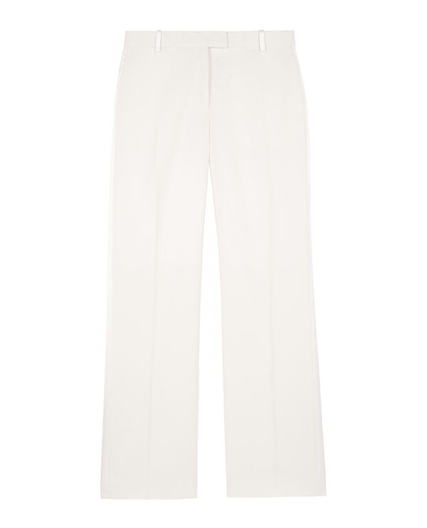 The Kooples FEMME ECRU pantalon de smoking large écru