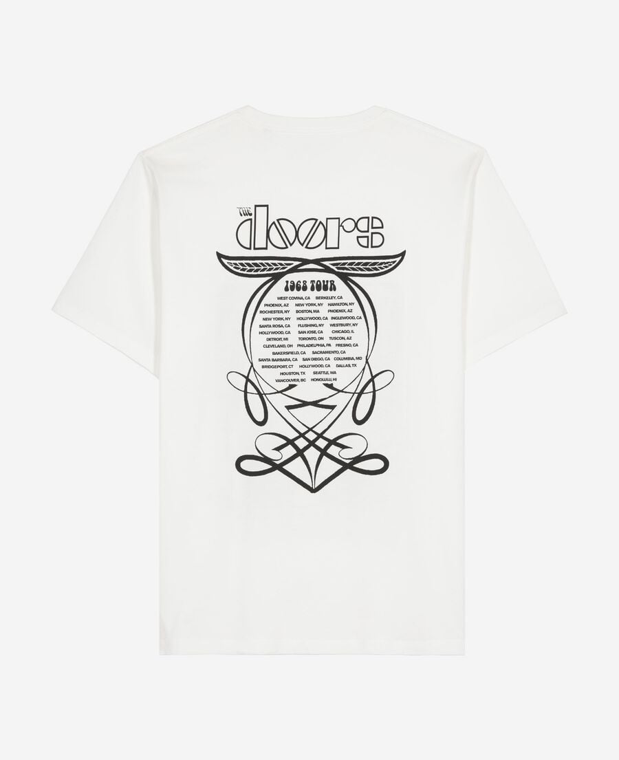 The Kooples MIXTE ECRU t-shirt mixte the doors x the kooples &eacute;cru