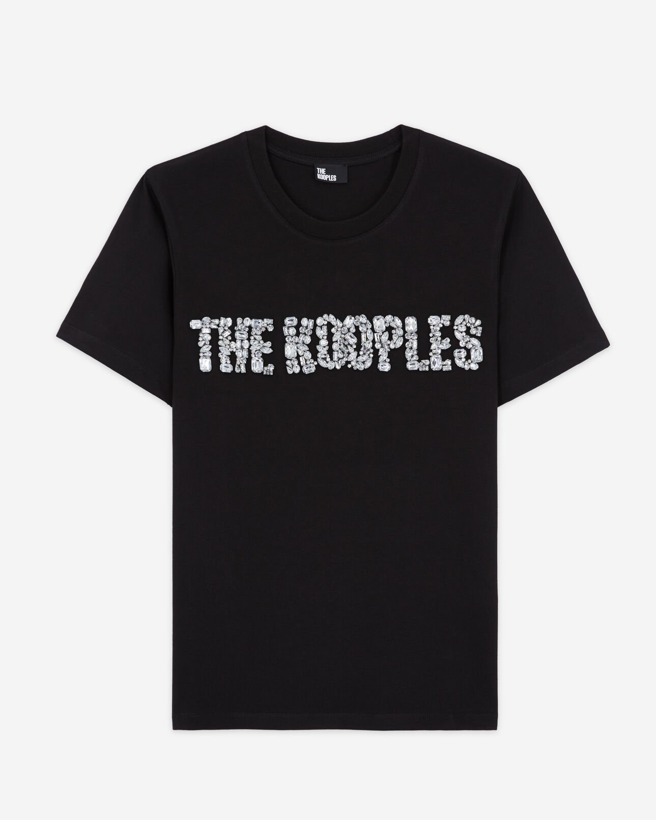 The Kooples FEMME BLACK t-shirt femme logo the kooples