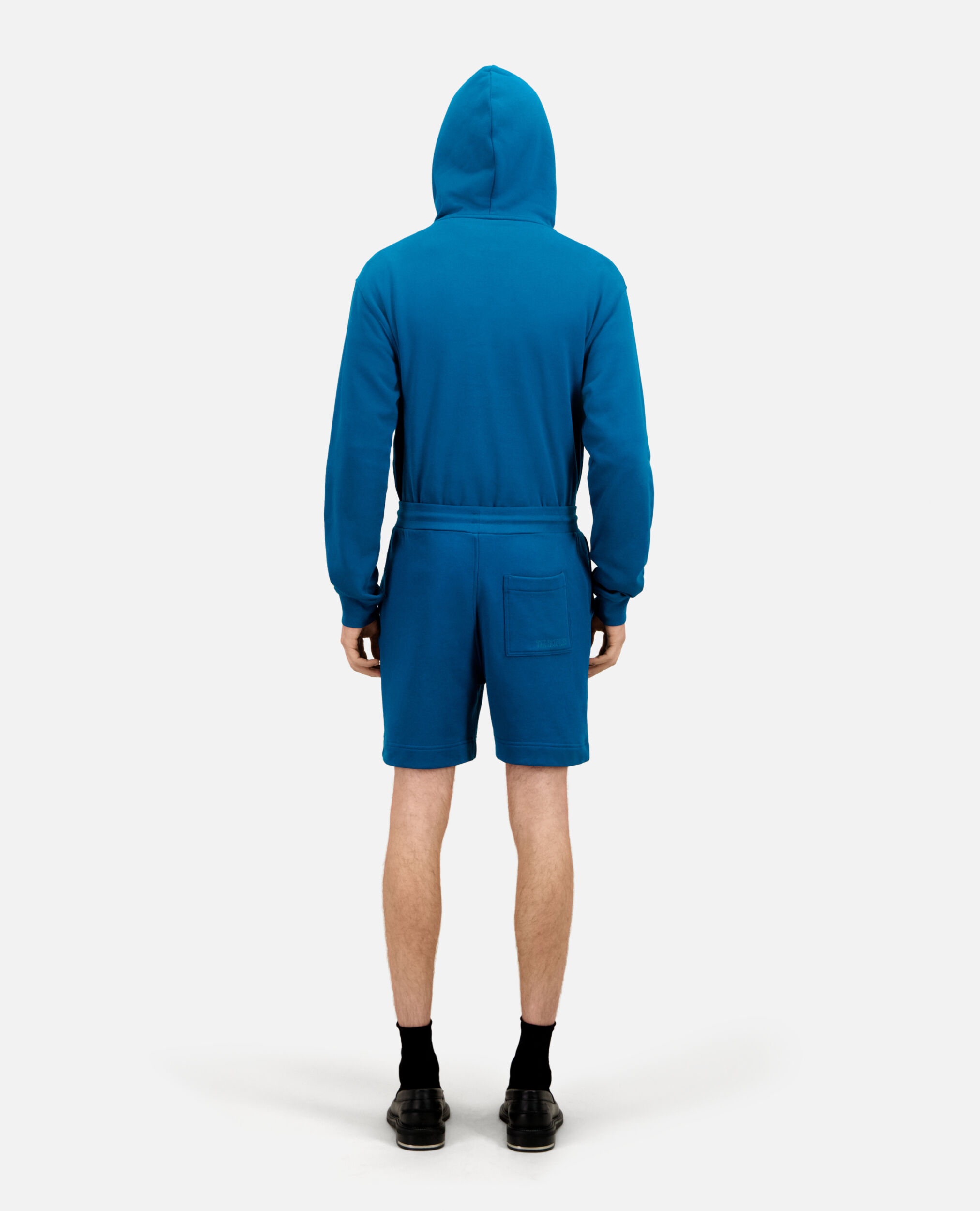 Blaue Shorts aus Baumwolle, MEDIUM BLUE, hi-res image number null