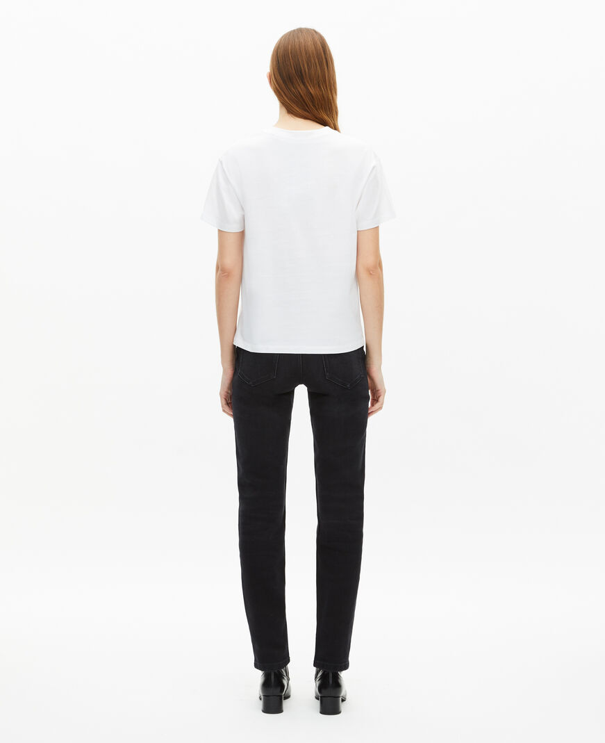 The Kooples FEMME WHITE t-shirt logo blanc