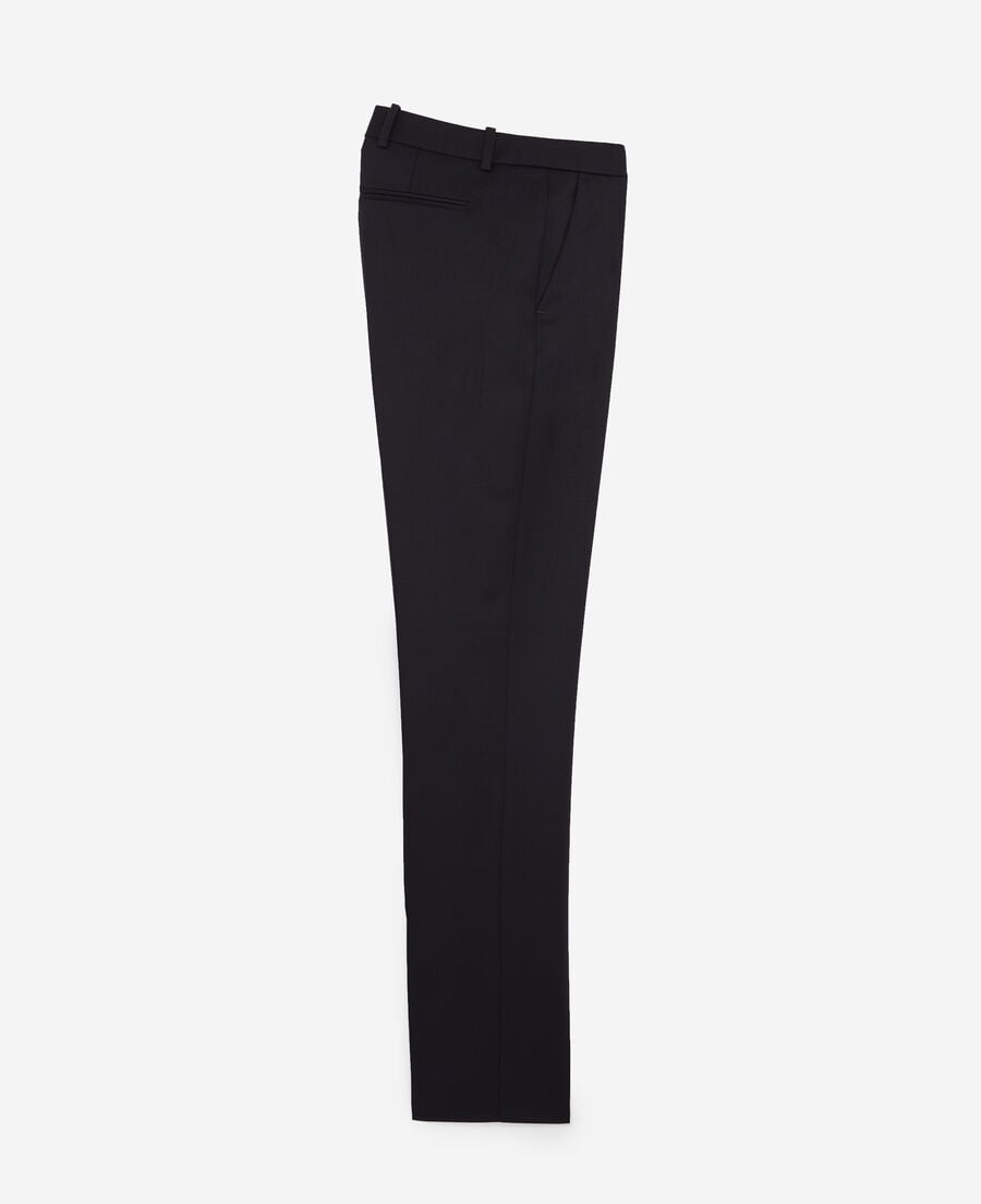 The Kooples MUJER DARK NAVY pantalón de traje azul marino de lana