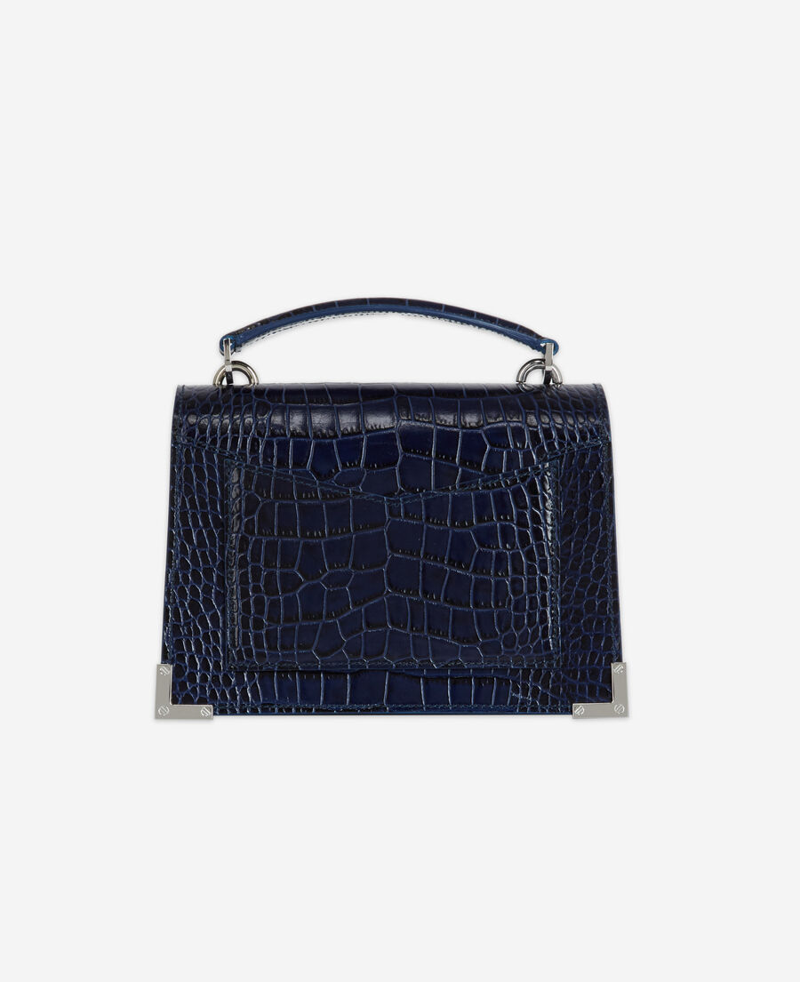 small emily bag in blue leather