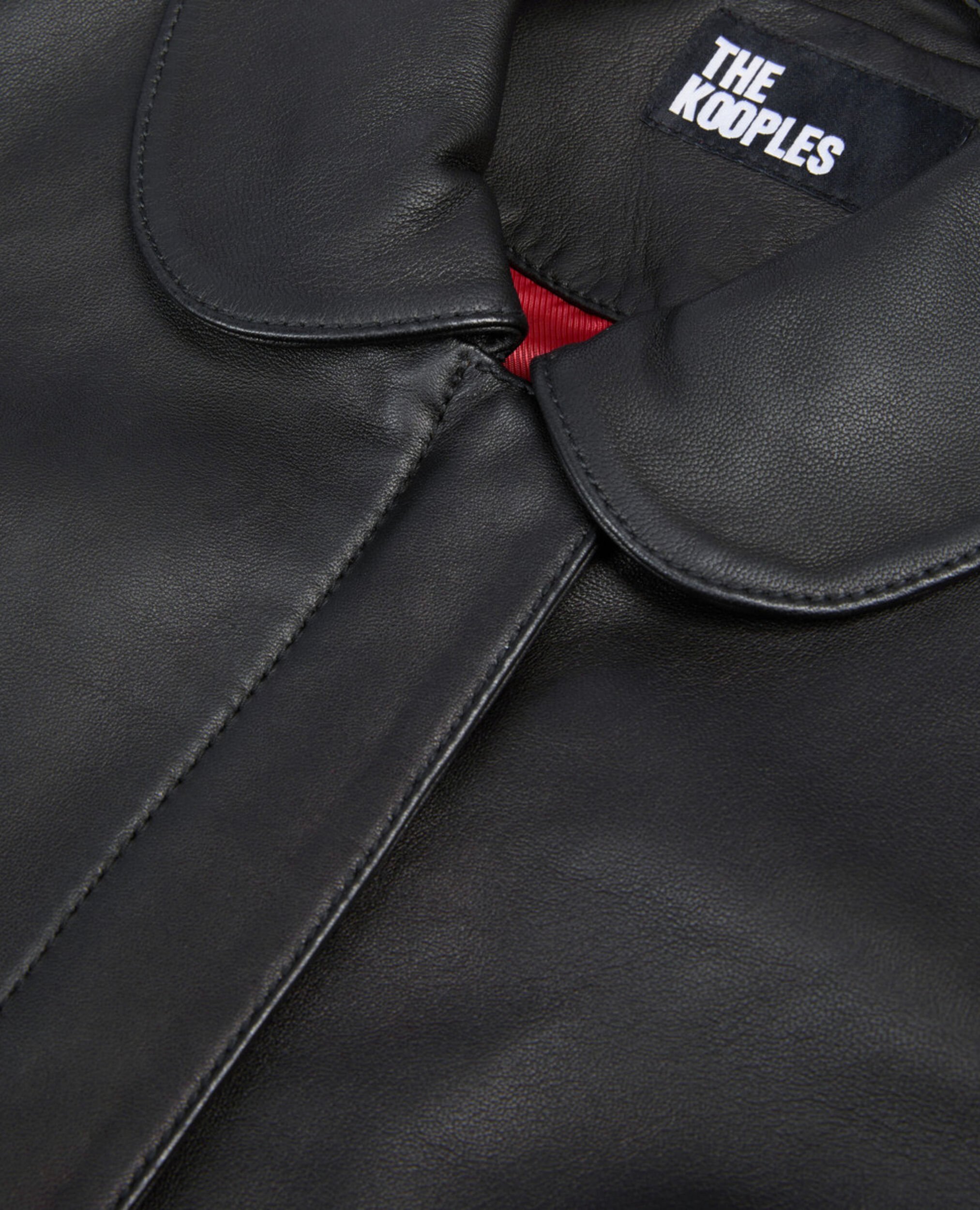 Schwarze Lederjacke, BLACK, hi-res image number null