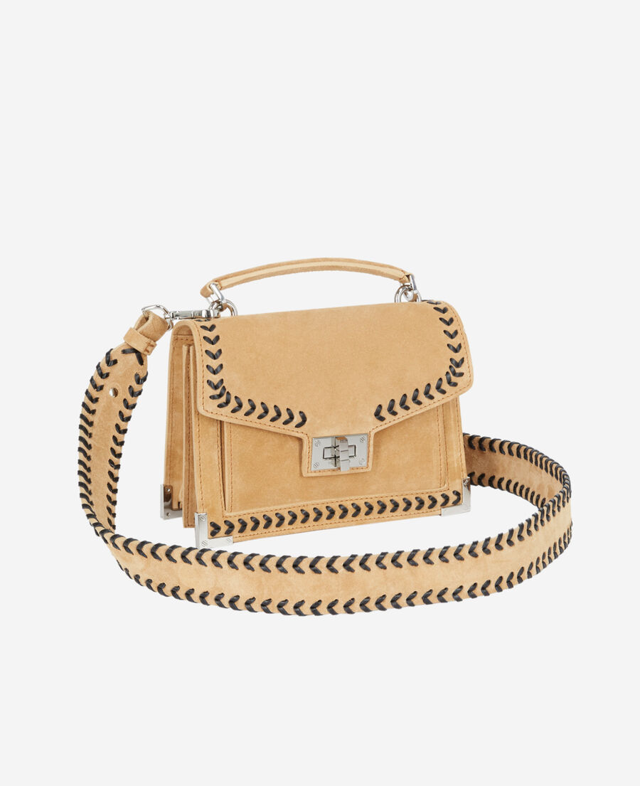 small emily bag in camel leather