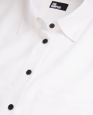 The Kooples DAMEN ECRU weißes hemd aus seide