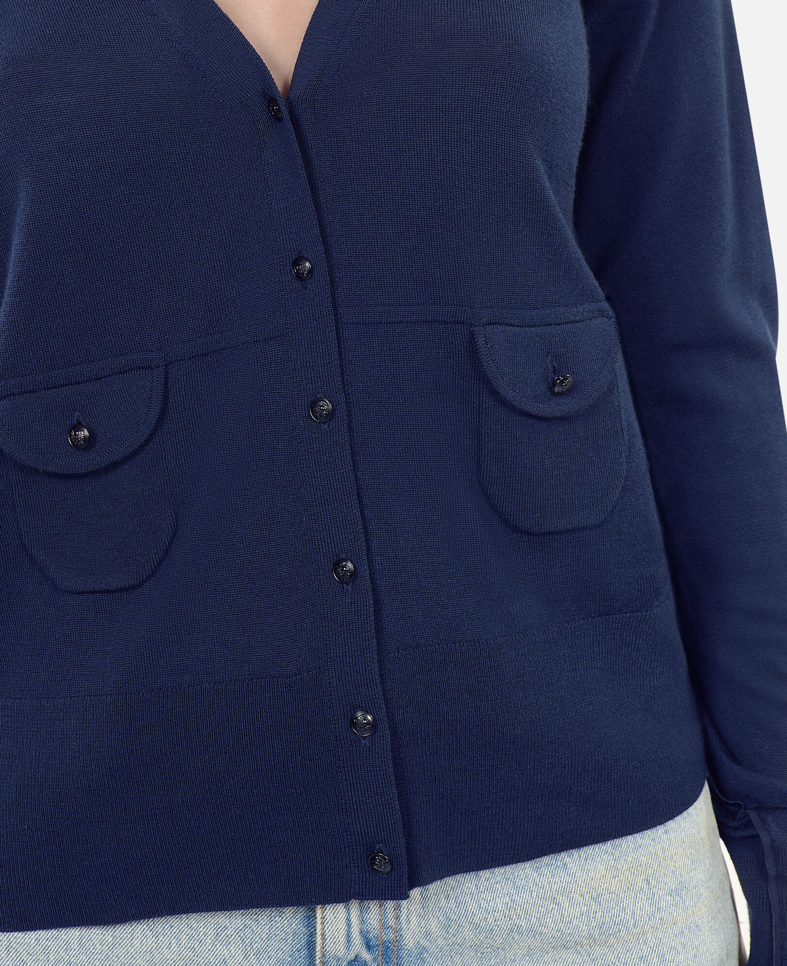 The Kooples MUJER NAVY cárdigan azul marino lana