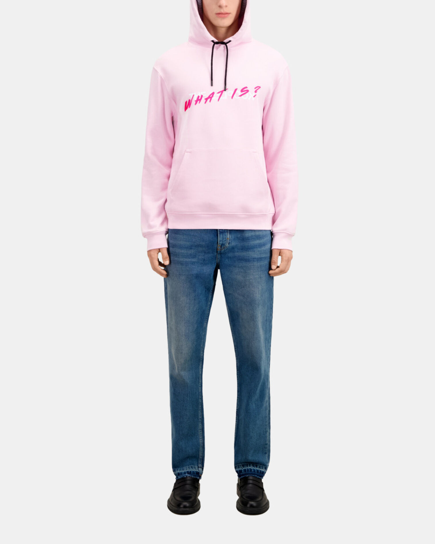 Men's Pink What is hoodie, PALE PINK, hi-res image number null