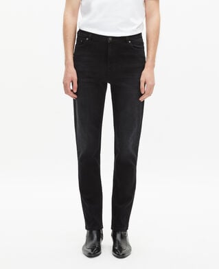 The Kooples HOMME BLACK WASHED jean slim noir