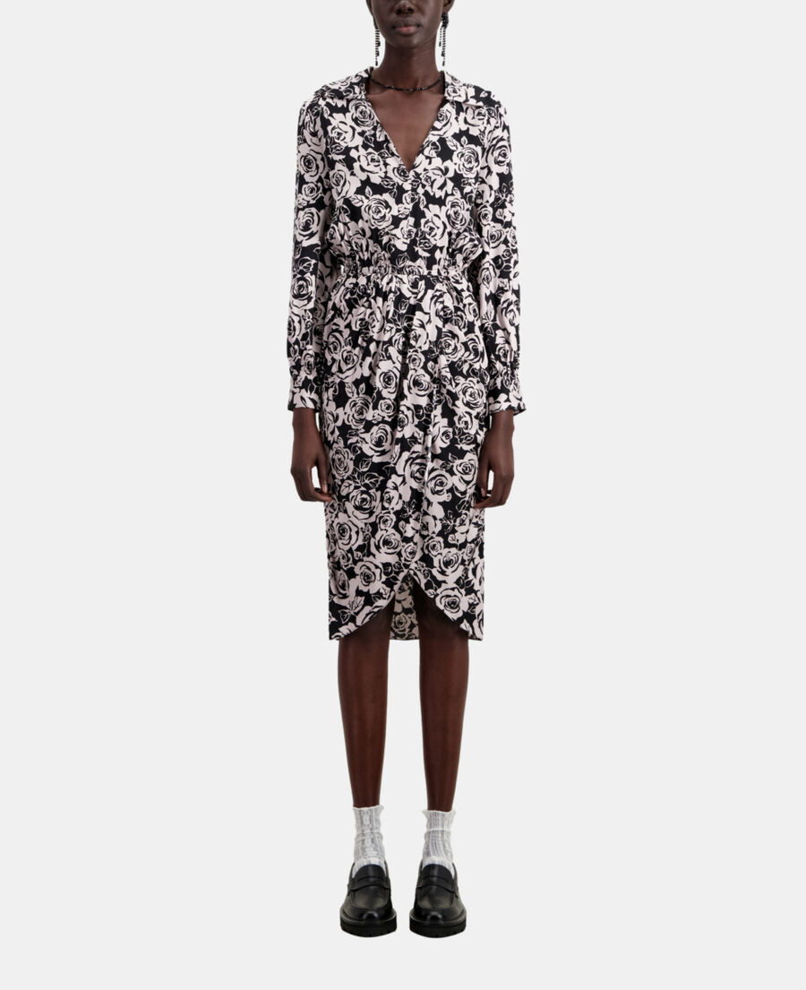 robe mi-longue imprimée