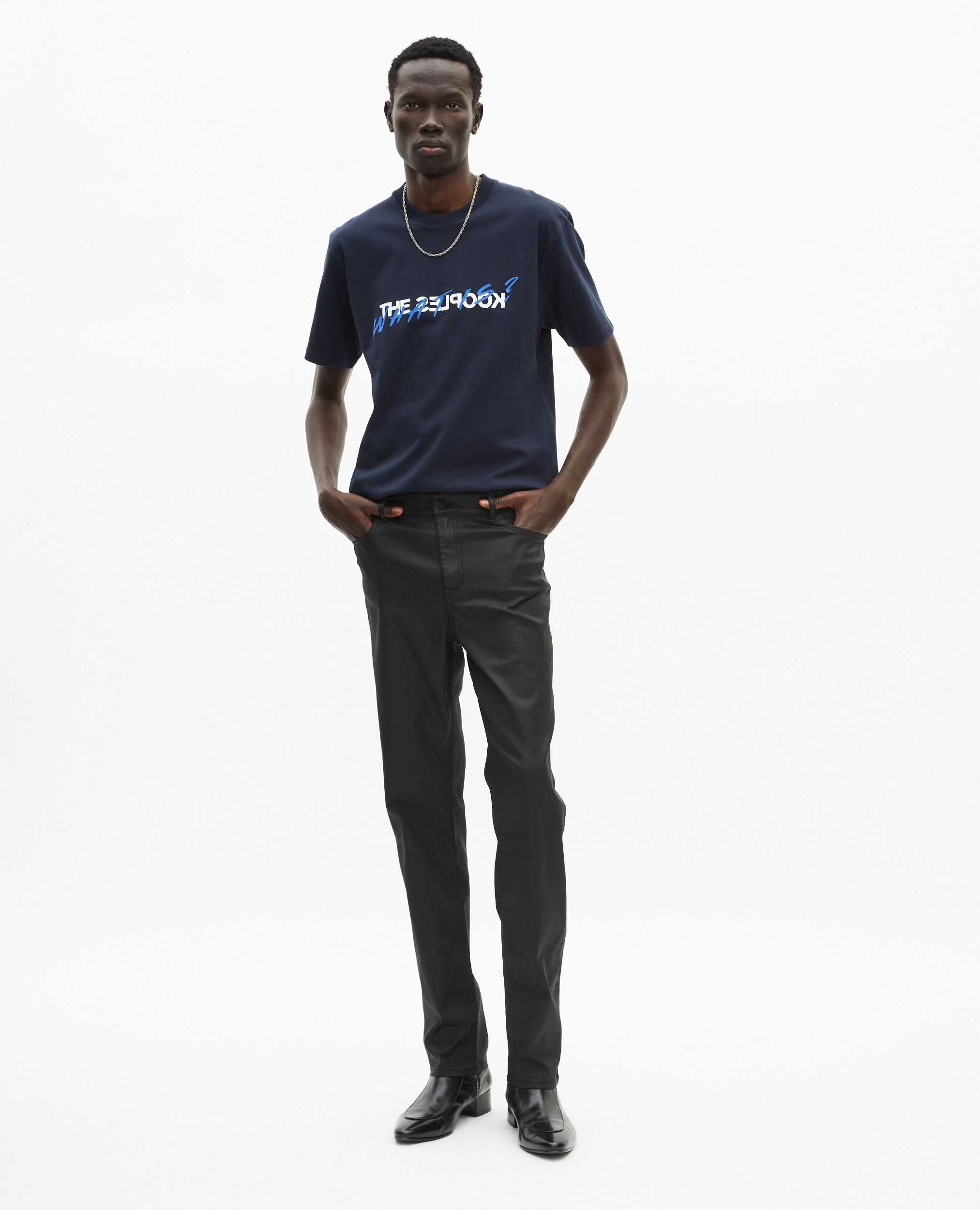 What is blue t-shirt, NAVY, hi-res image number null