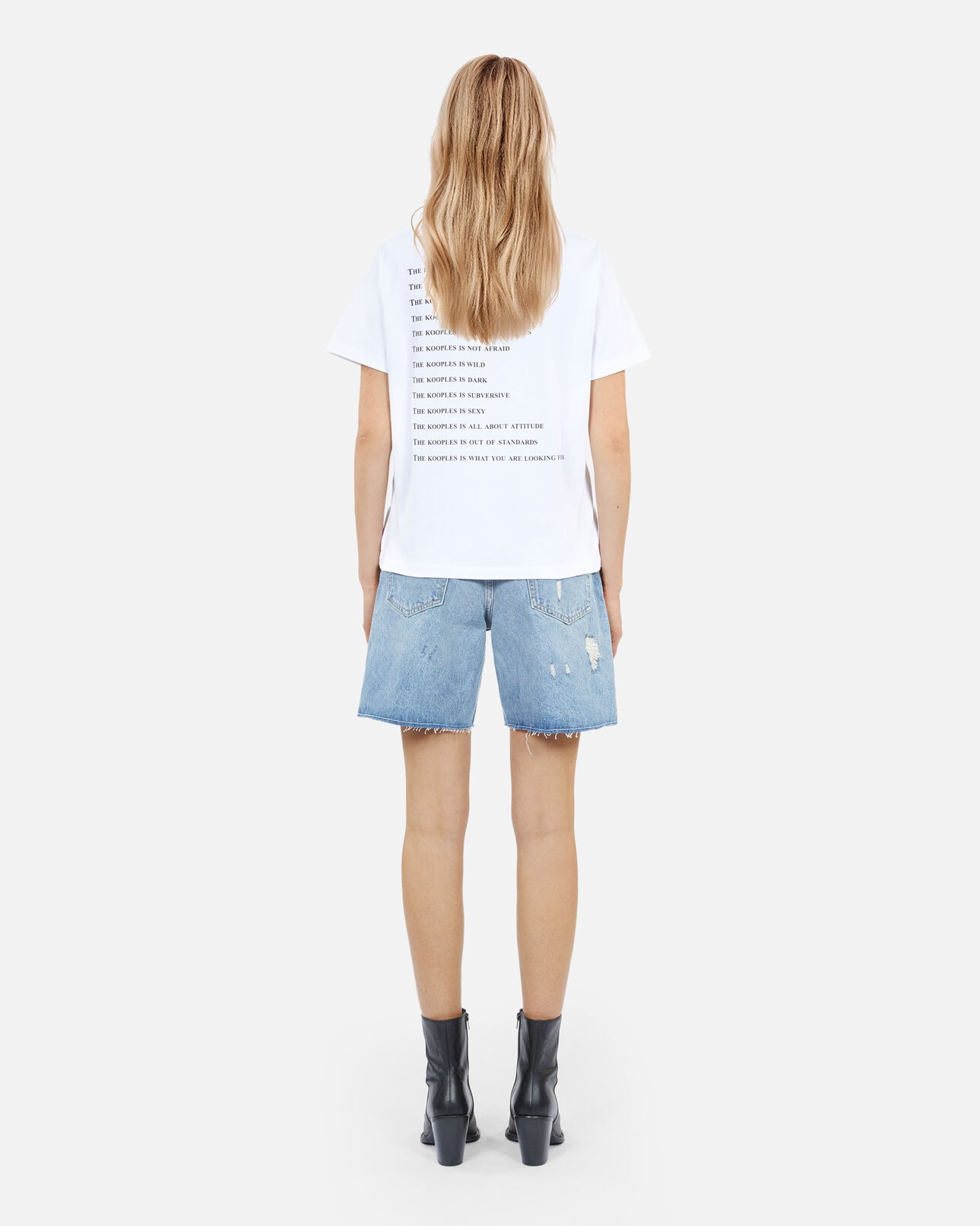 The Kooples FEMME WHITE t-shirt what is blanc