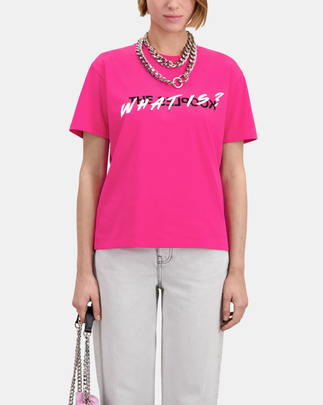 The Kooples FEMME FUSHIA t-shirt what is fuchsia