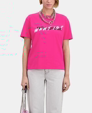 The Kooples WOMEN FUSHIA women's fuchsia what is t-shirt