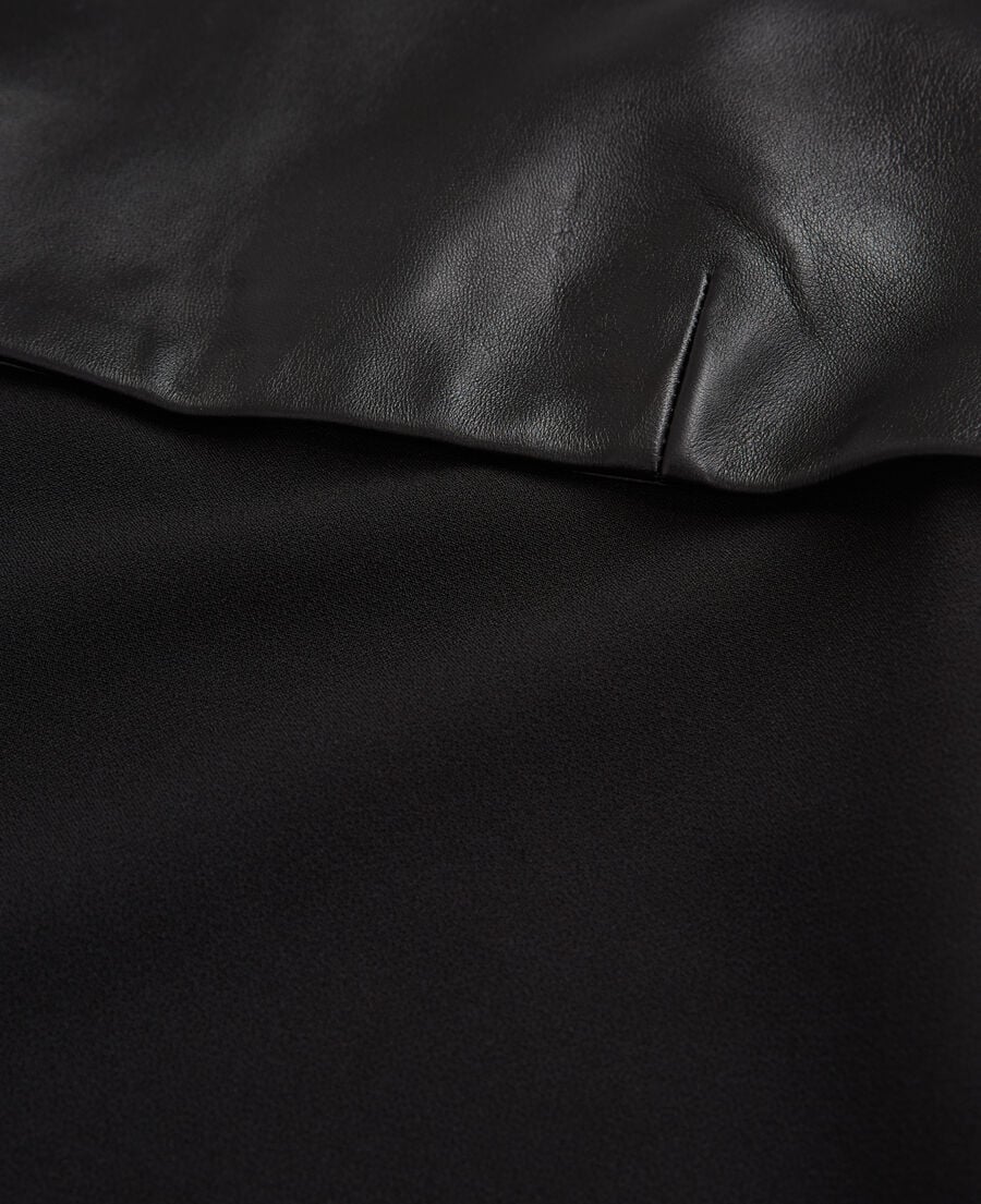 The Kooples FEMME BLACK robe courte noire