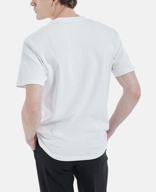 The Kooples H WHITE white cotton t-shirt with embroidery
