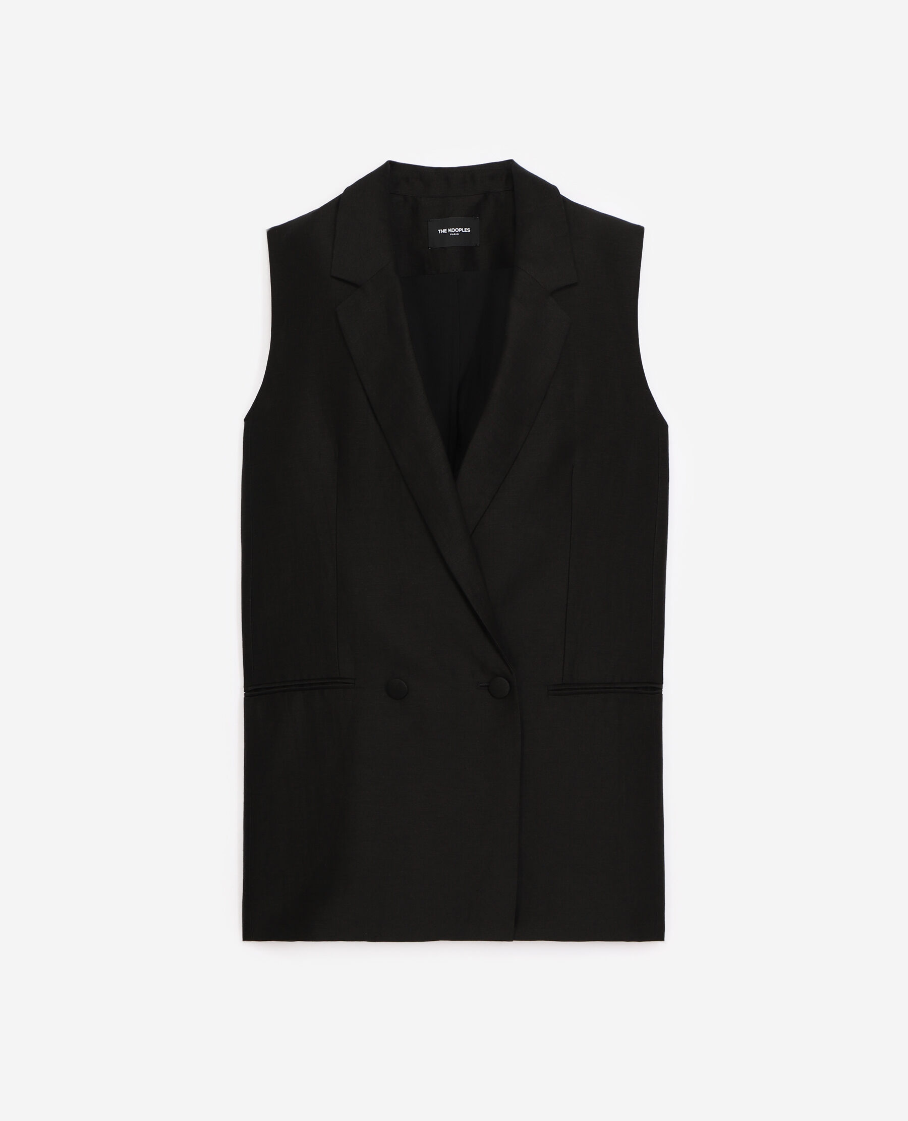 Veste en laine hotsell noir