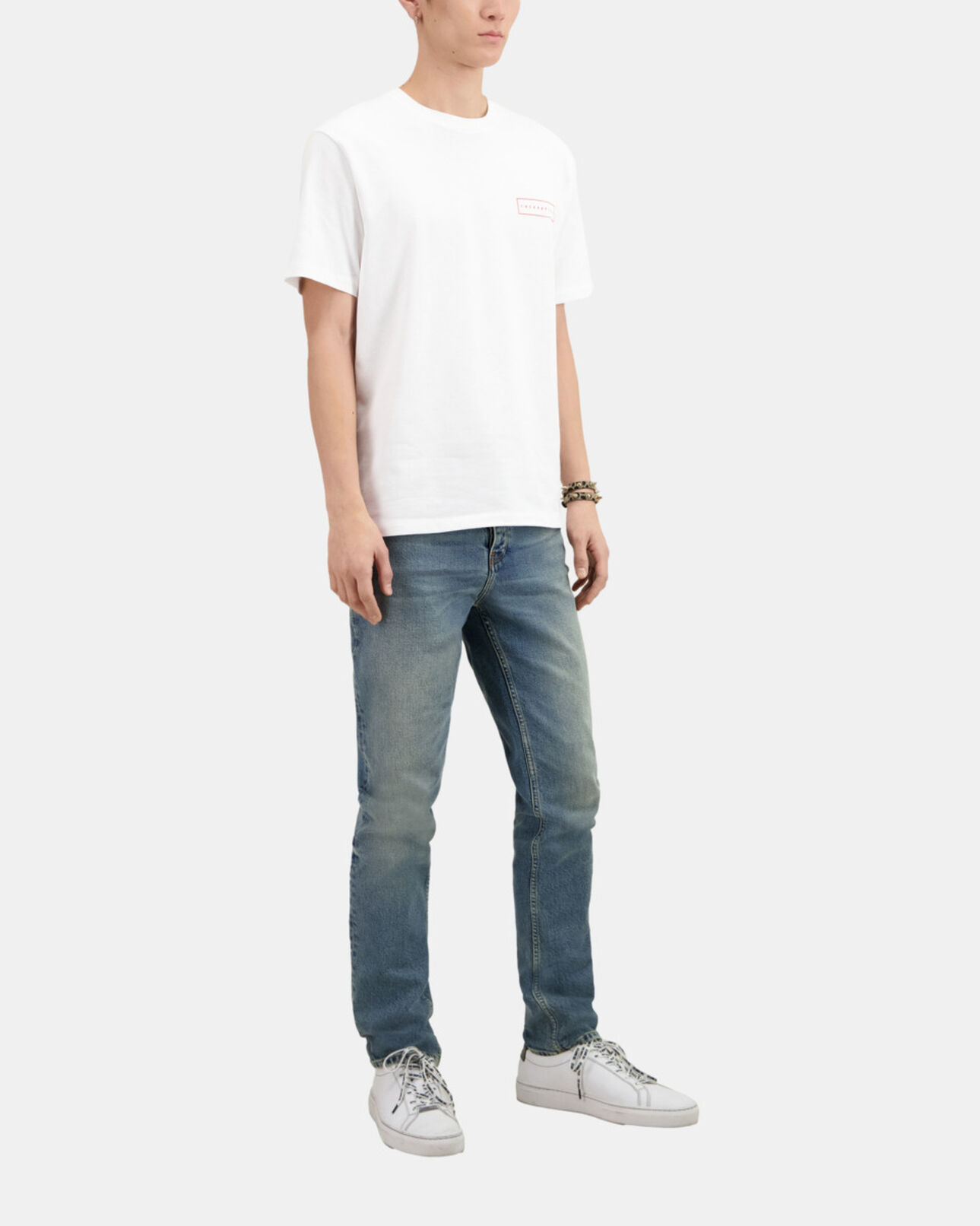 The Kooples HOMME WHITE t-shirt homme blanc avec sérigraphie x rated