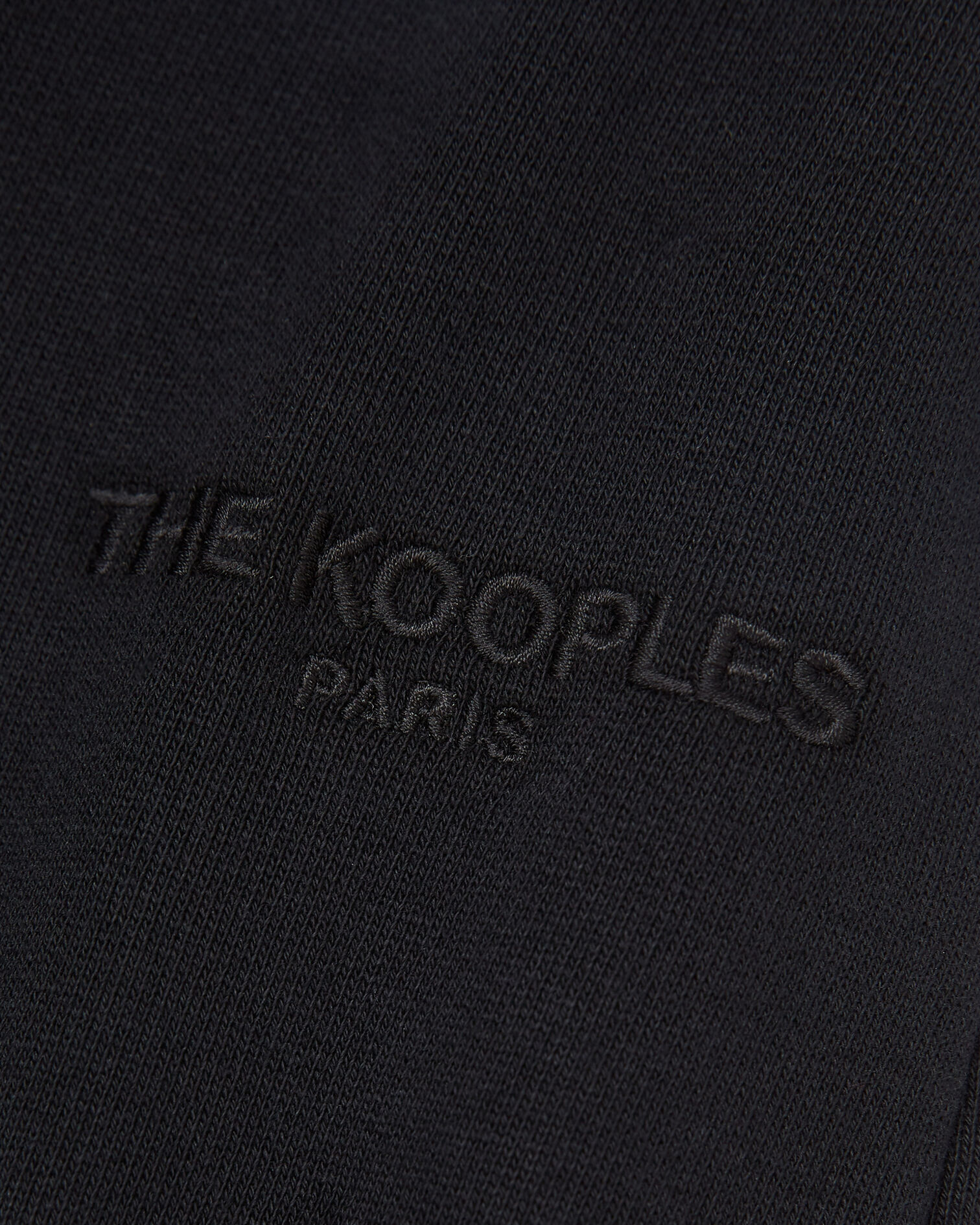 Jogginghose schwarz Logostickerei tonal, BLACK, hi-res image number null