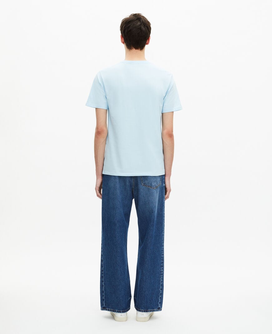The Kooples HOMME BABY BLUE t-shirt avec sérigraphie bleu clair