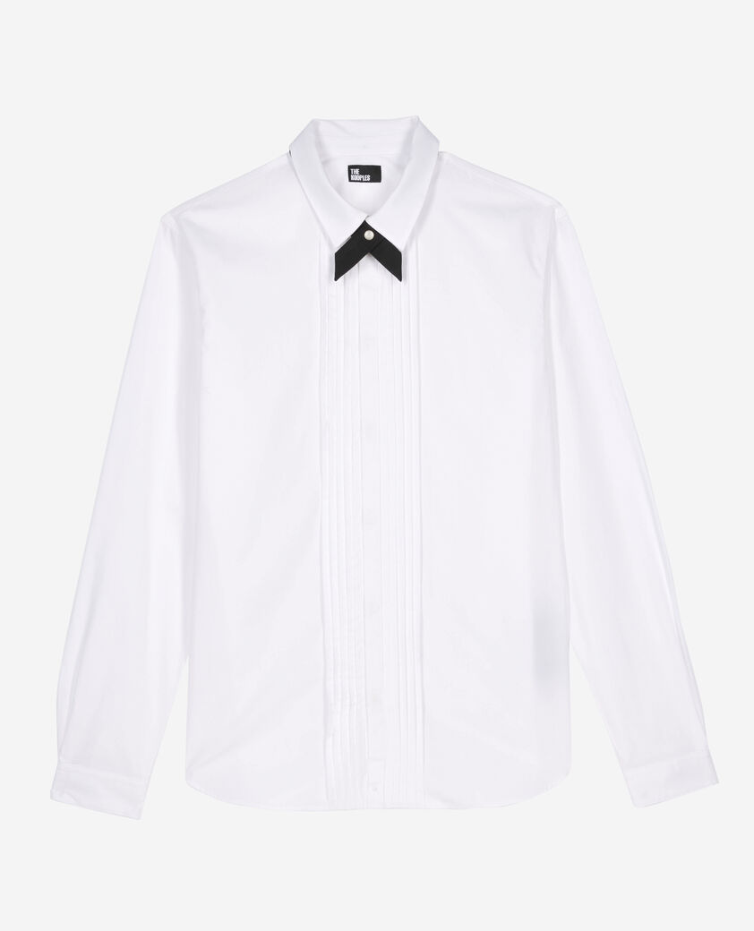 The Kooples MEN WHITE white formal shirt with classic collar