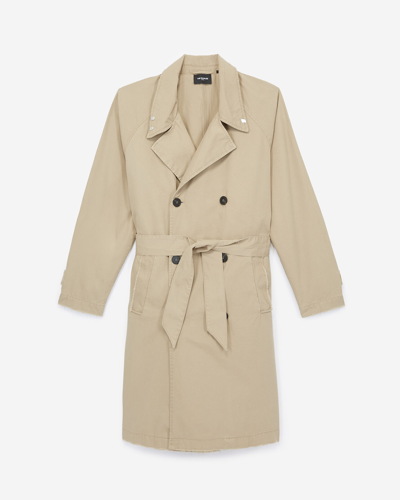 The Kooples HOMME BEIGE trench oversize beige