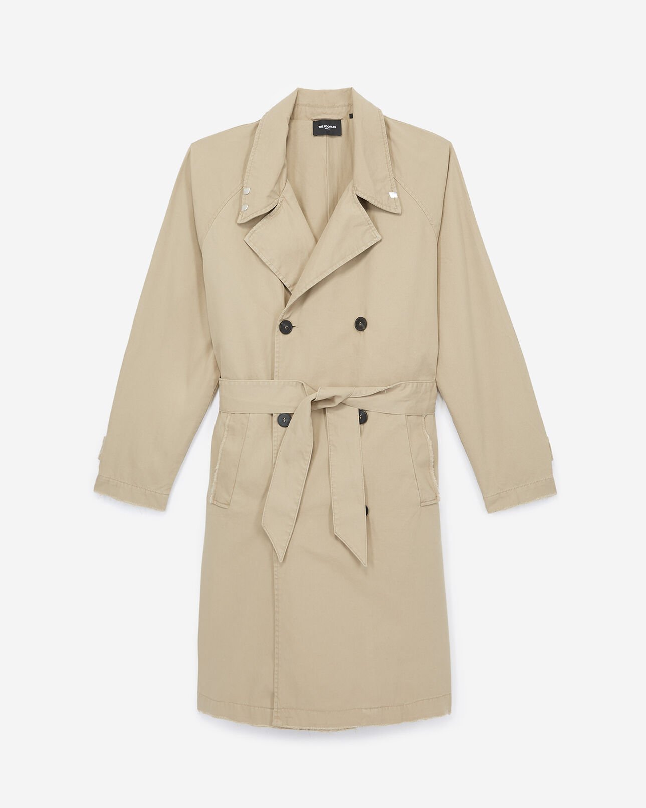 The Kooples HOMME BEIGE trench oversize beige