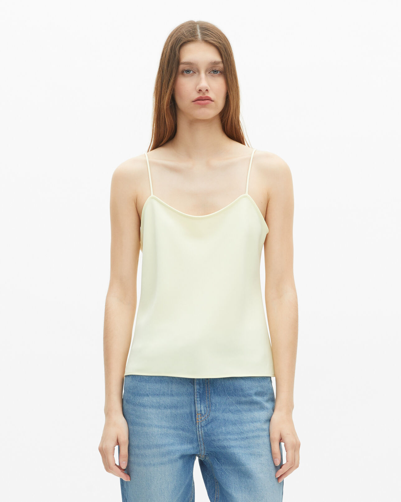 The Kooples FEMME YELLOW caraco jaune clair