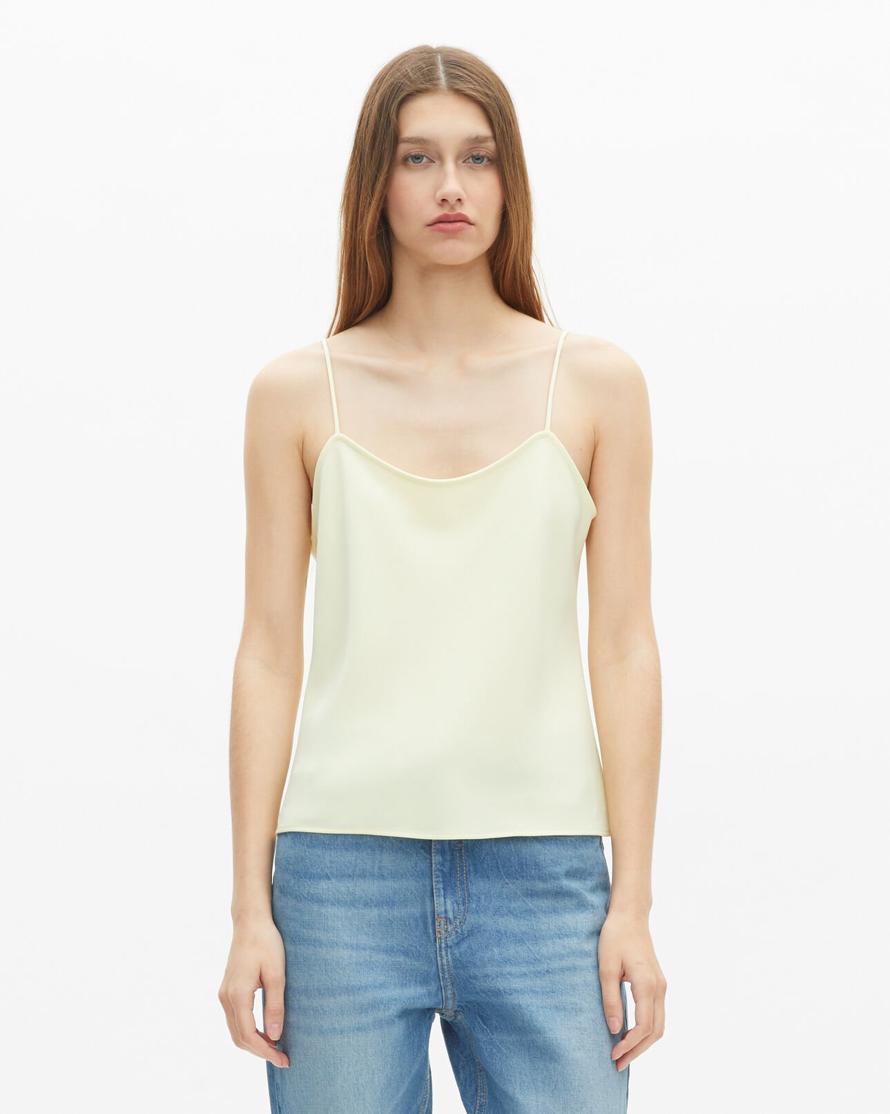 The Kooples DAMEN YELLOW trägerhemd in hellgelb