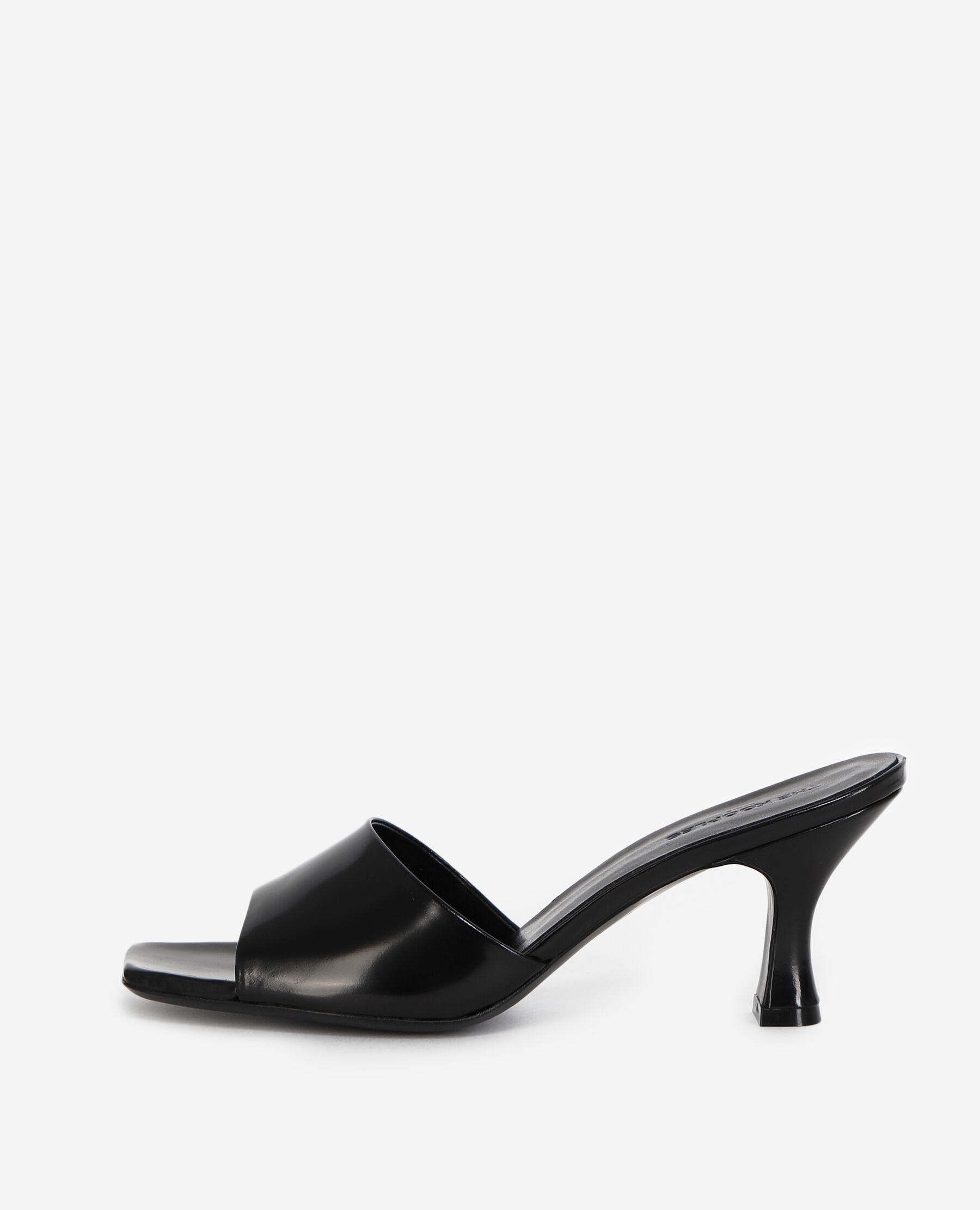 Small black heel sandals clearance