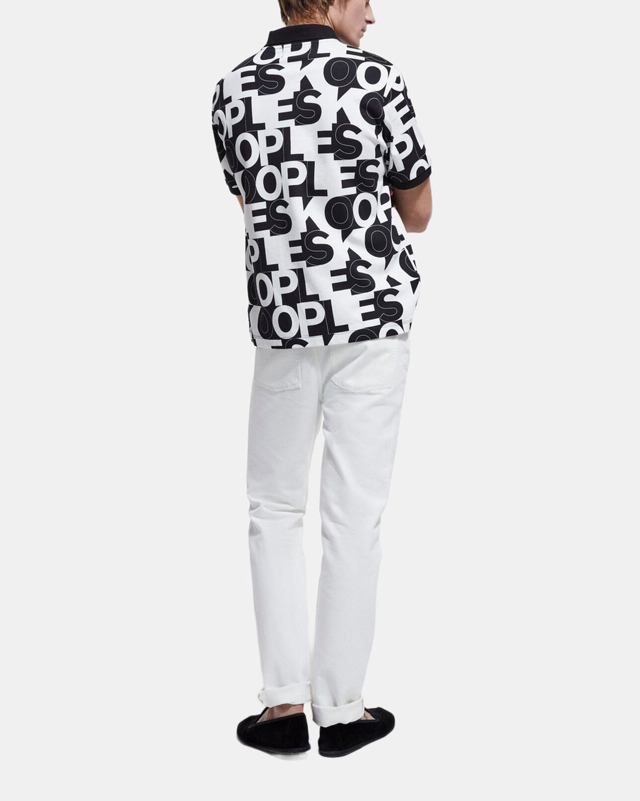 The Kooples MEN BLACK / WHITE the kooples logo polo