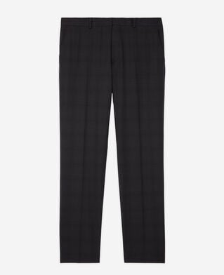 The Kooples HOMME BLACK pantalon de costume à motif