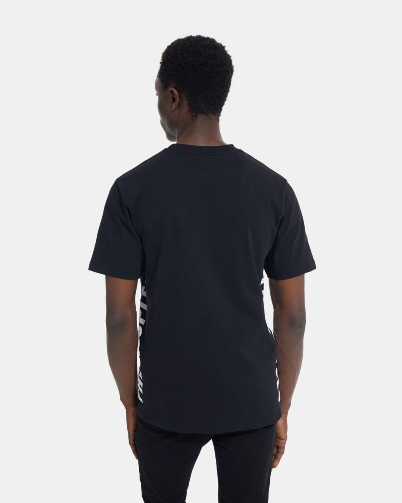 The Kooples MEN BLACK black t-shirt with the kooples logo