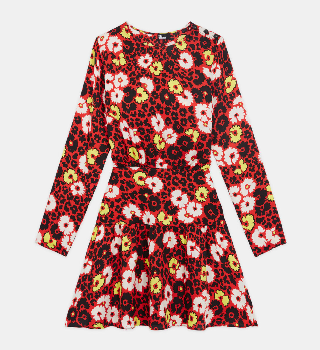 Floral print short dress online