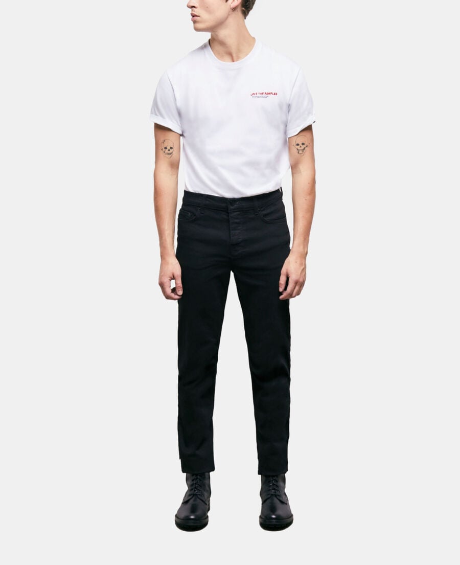 The Kooples H BLACK black slim-fit jeans