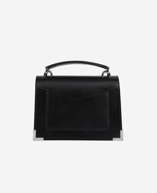 The Kooples FEMME BLACK STONE sac emily small en cuir noir