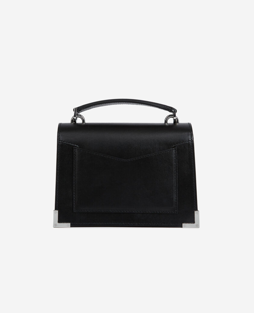 The Kooples FEMME BLACK STONE sac emily small en cuir noir