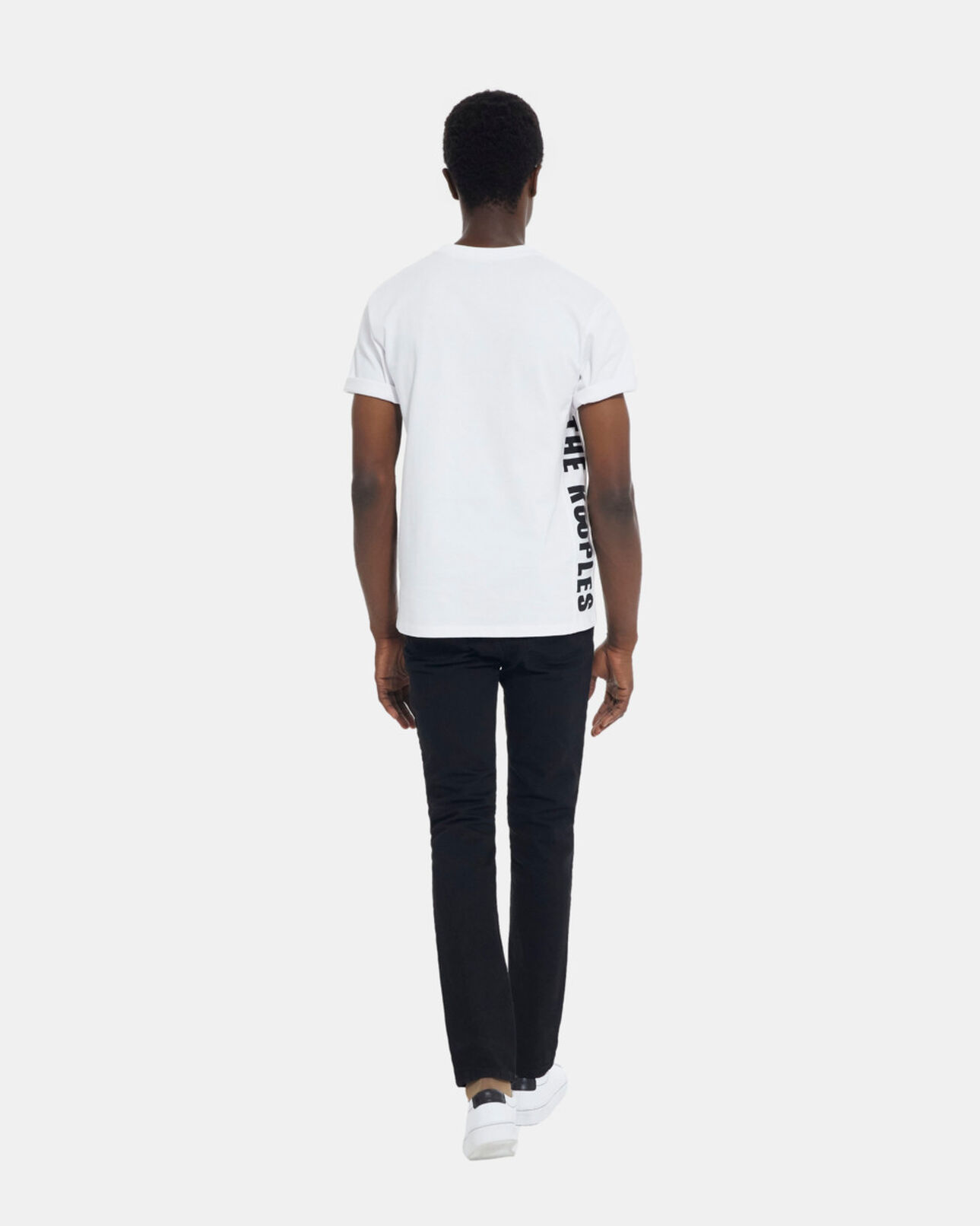 The Kooples HOMBRE WHITE camiseta con logotipo the kooples blanca