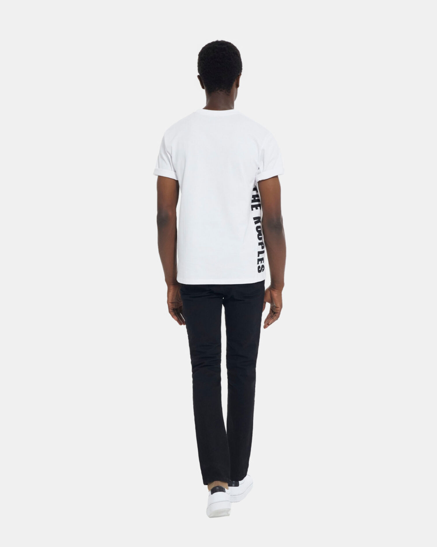 Camiseta con logotipo The Kooples blanca, WHITE, hi-res image number null