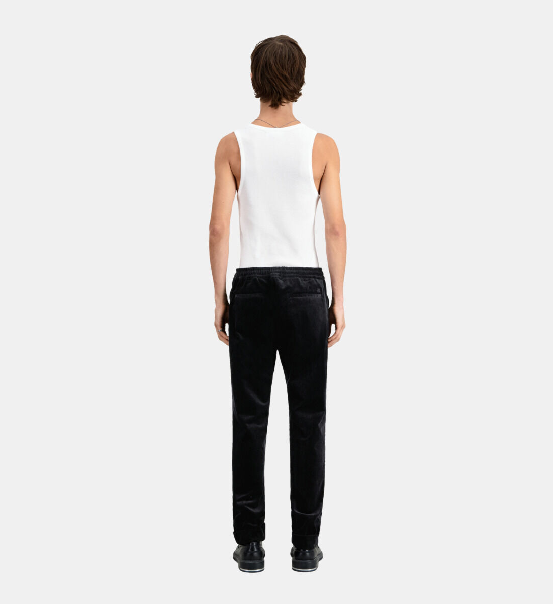 Black corduroy trousers mens new arrivals