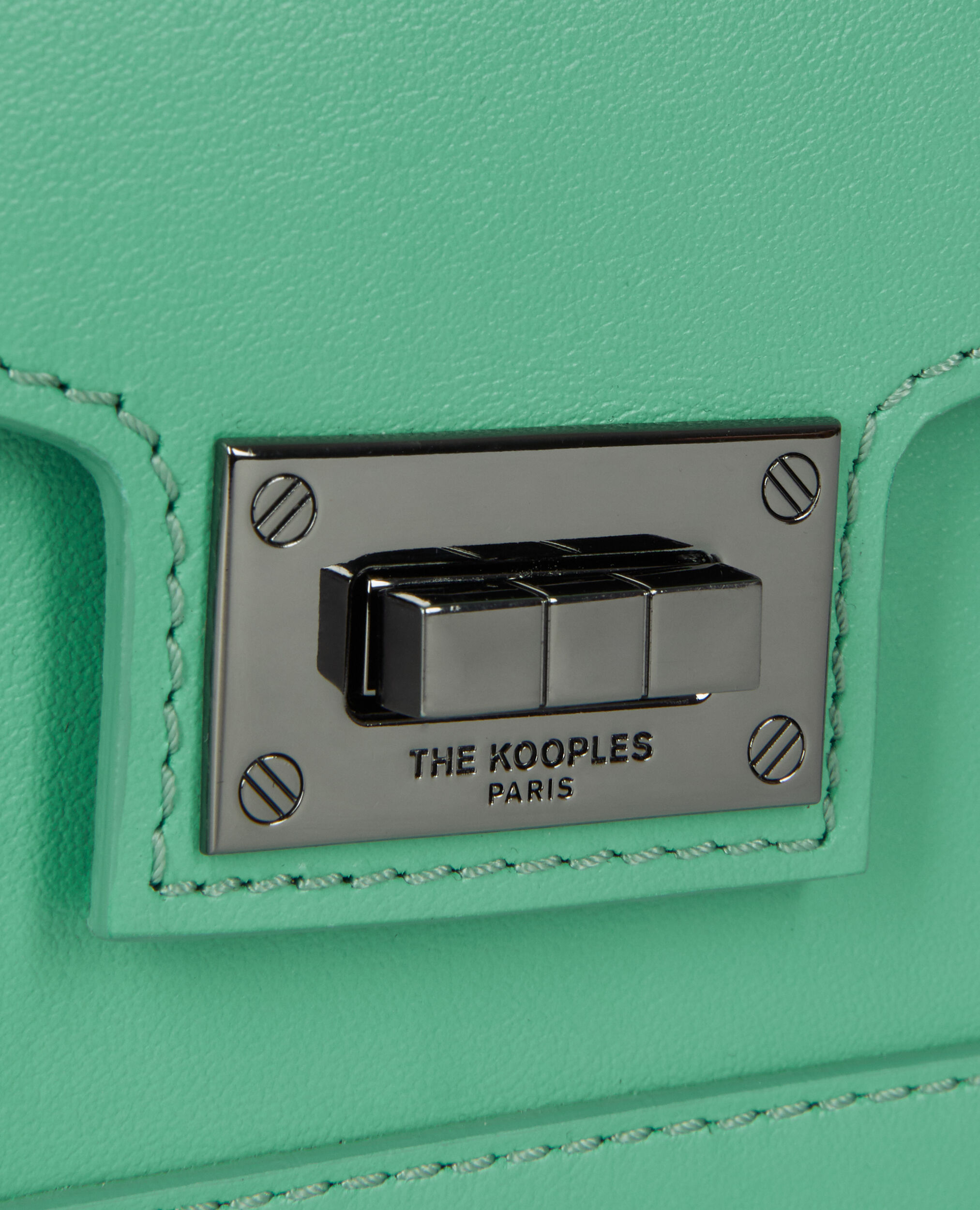 Sac Emily nano en cuir vert The Kooples Suisse