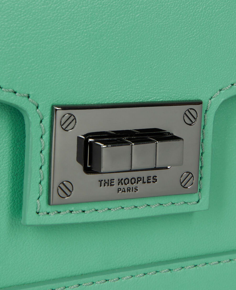 emily small green leather bag