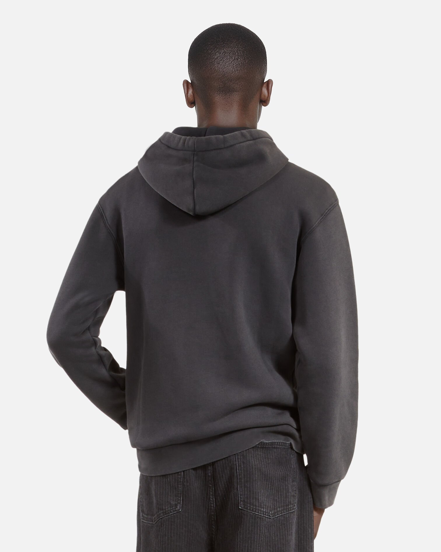 Logo hoodie black, BLACK WASHED, hi-res image number null