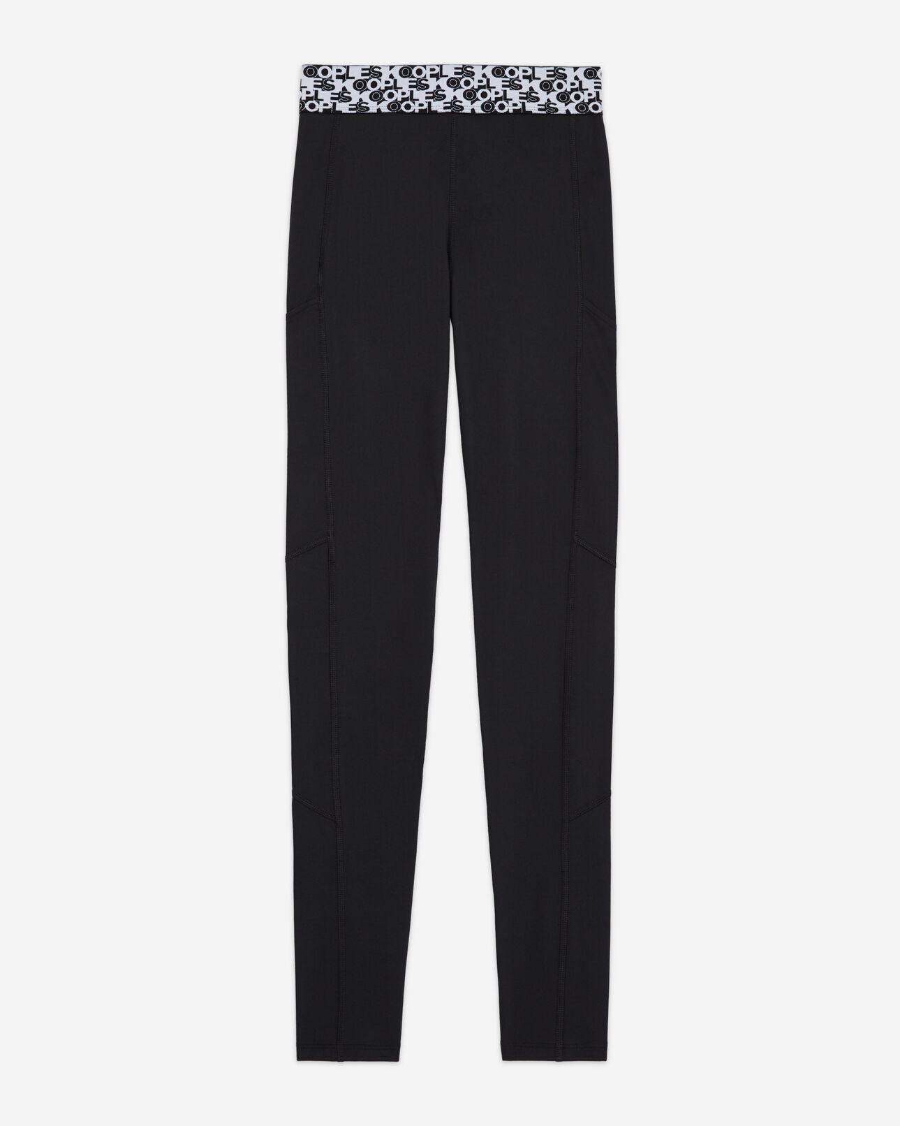 The Kooples FEMME BLACK legging technique logo noir