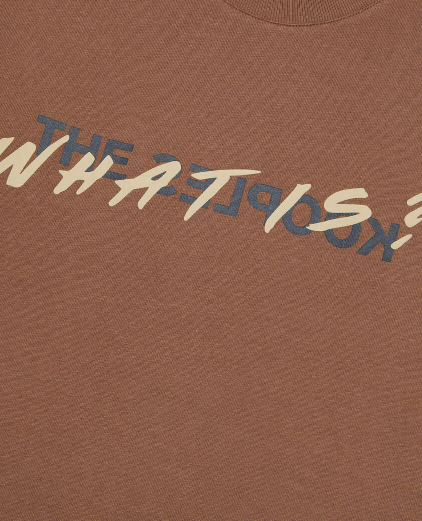 The Kooples HOMBRE BROWN camiseta what is marr&oacute;n