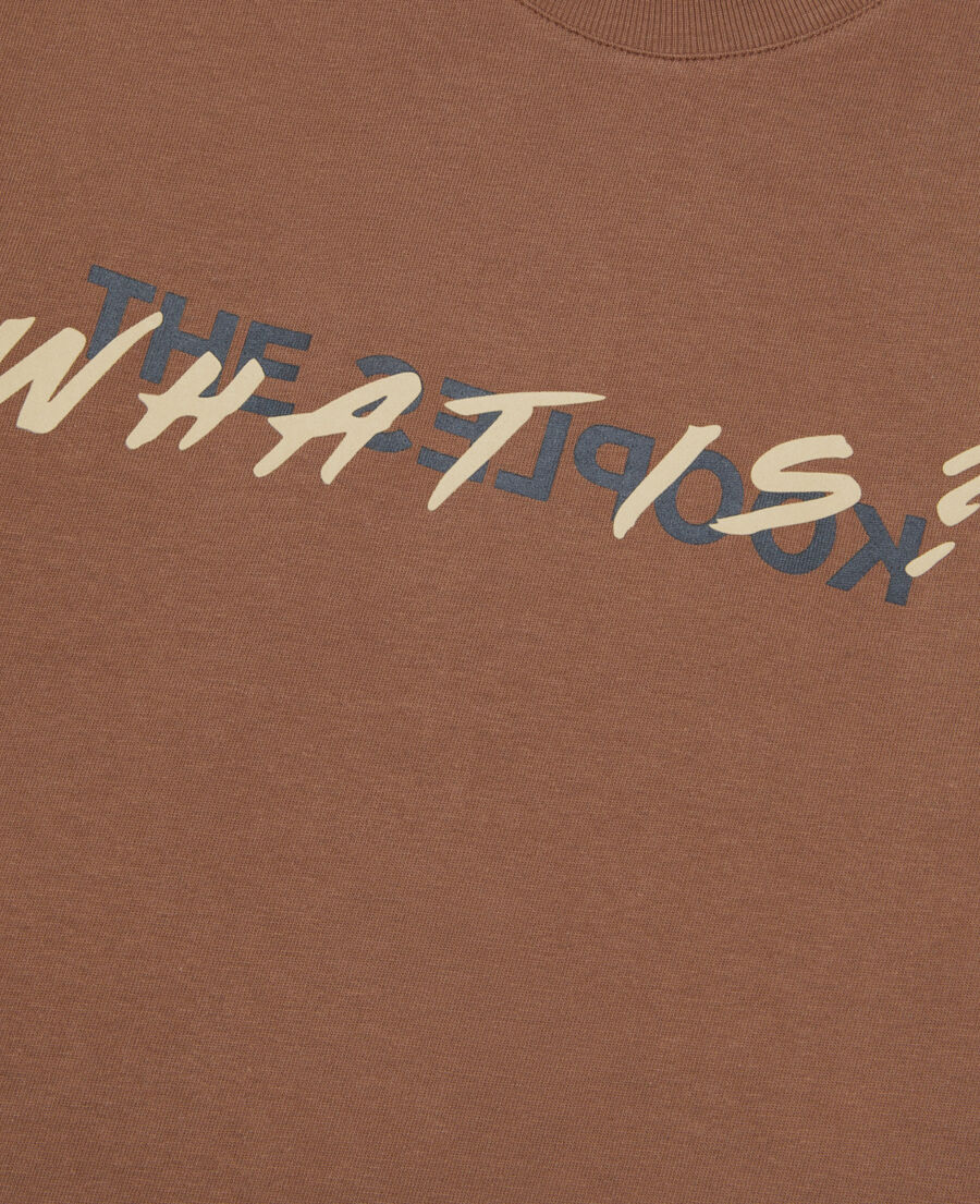 The Kooples MEN BROWN brown what is t-shirt